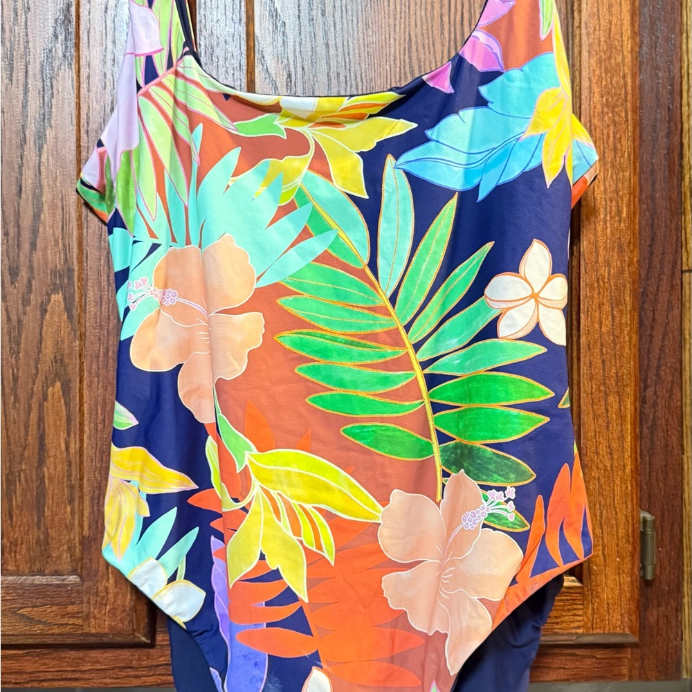 Citrus Women Over The Shoulder One Piece REVERSIBLE Swimsuit